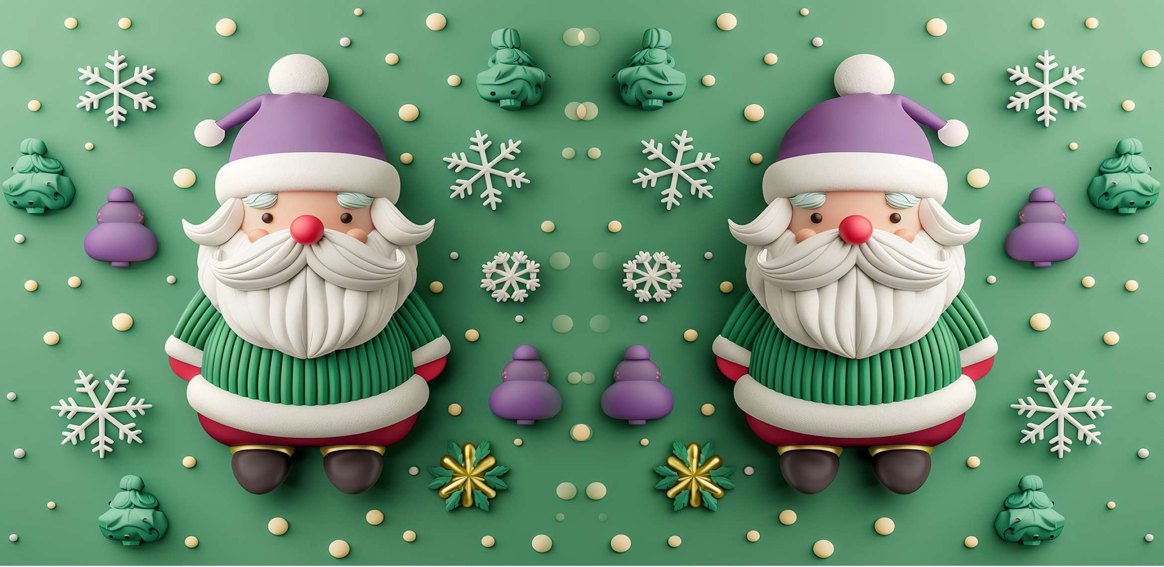 Papai Noel Em Cenário Natalino 3d Natal Png Arte Para Caneca Grátis Pra Baixar