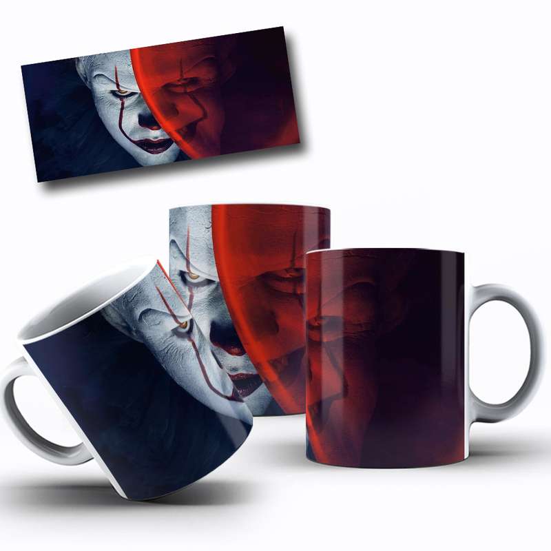 Arte Para Caneca It Pennywise Clown 10