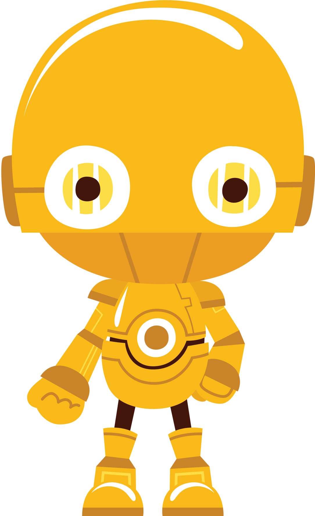 Robô Amigável Amarelo Robôs Png Grátis Para Baixar