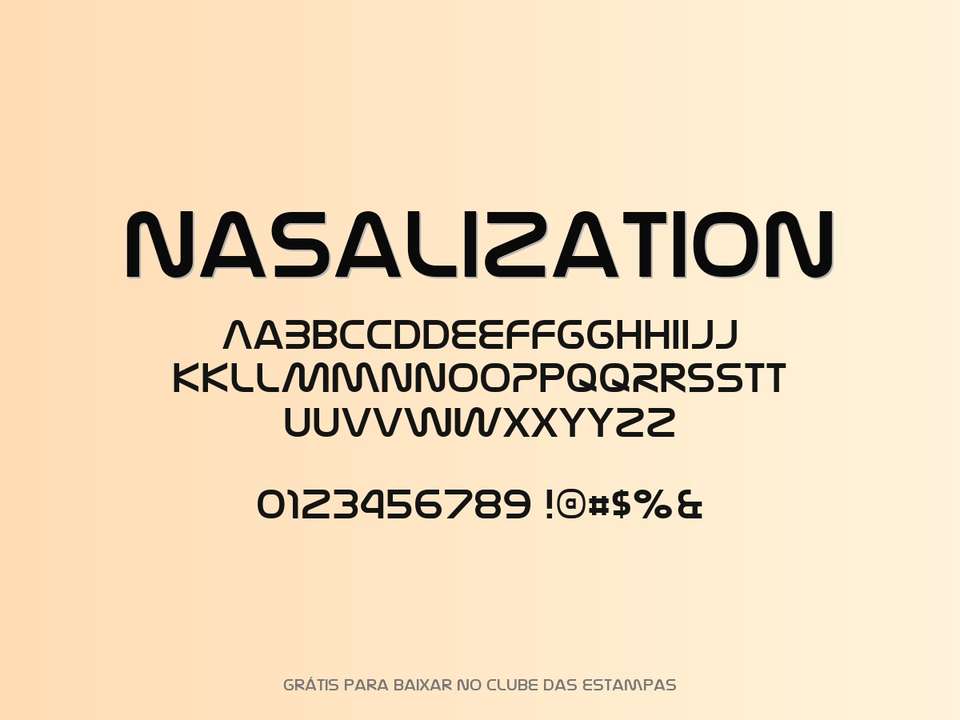Fonte Nasalization Grátis Para Baixar