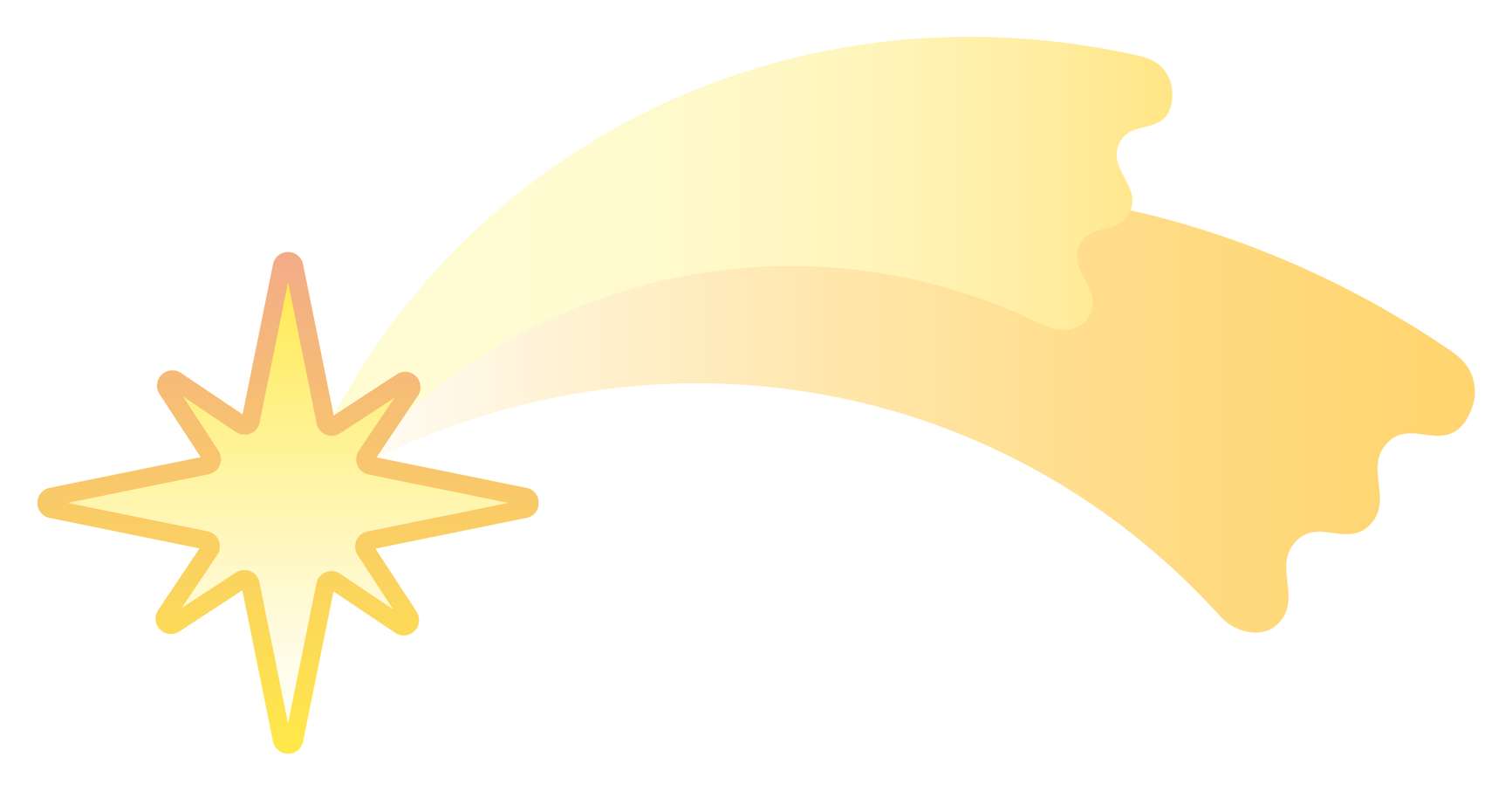 Faixa De Brilho Amarelo Design Png Grátis Para Baixar