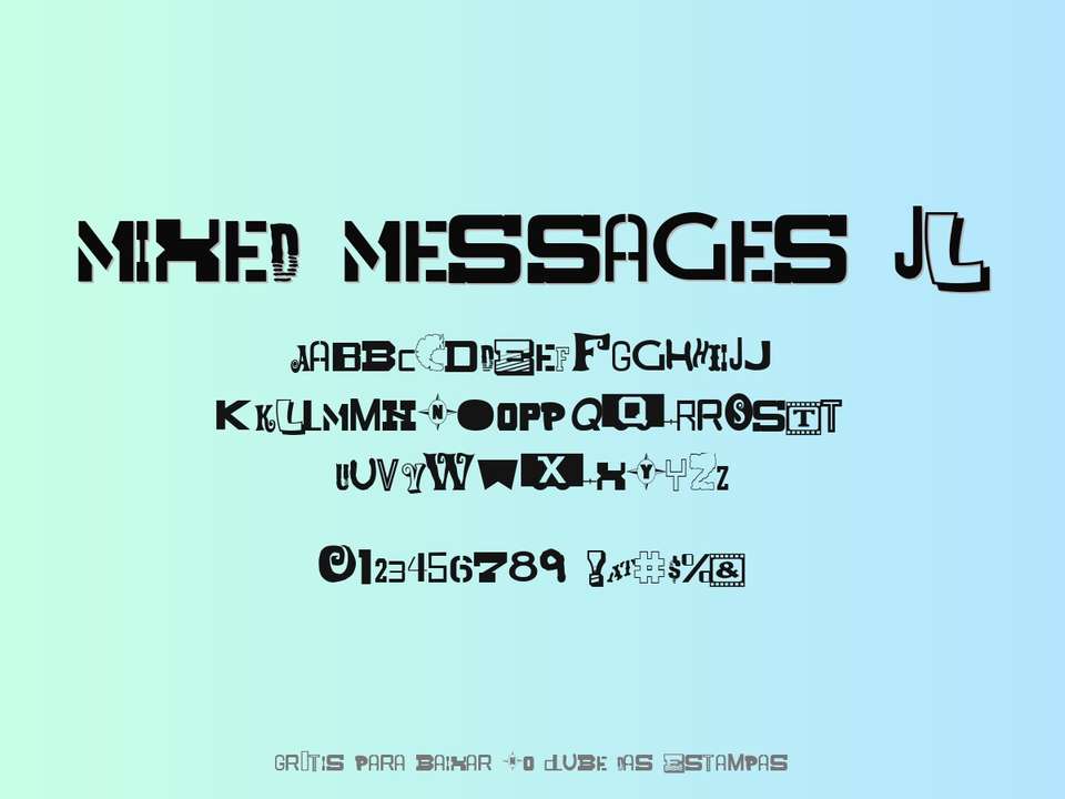 Fonte Mixed Messages Jl Grátis Para Baixar