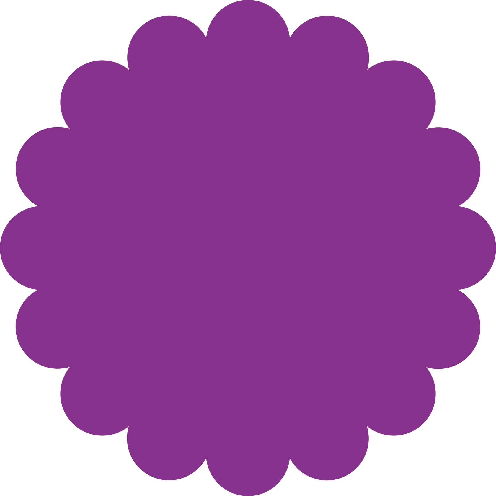 Forma Roseta Roxa Design Png Grátis Para Baixar