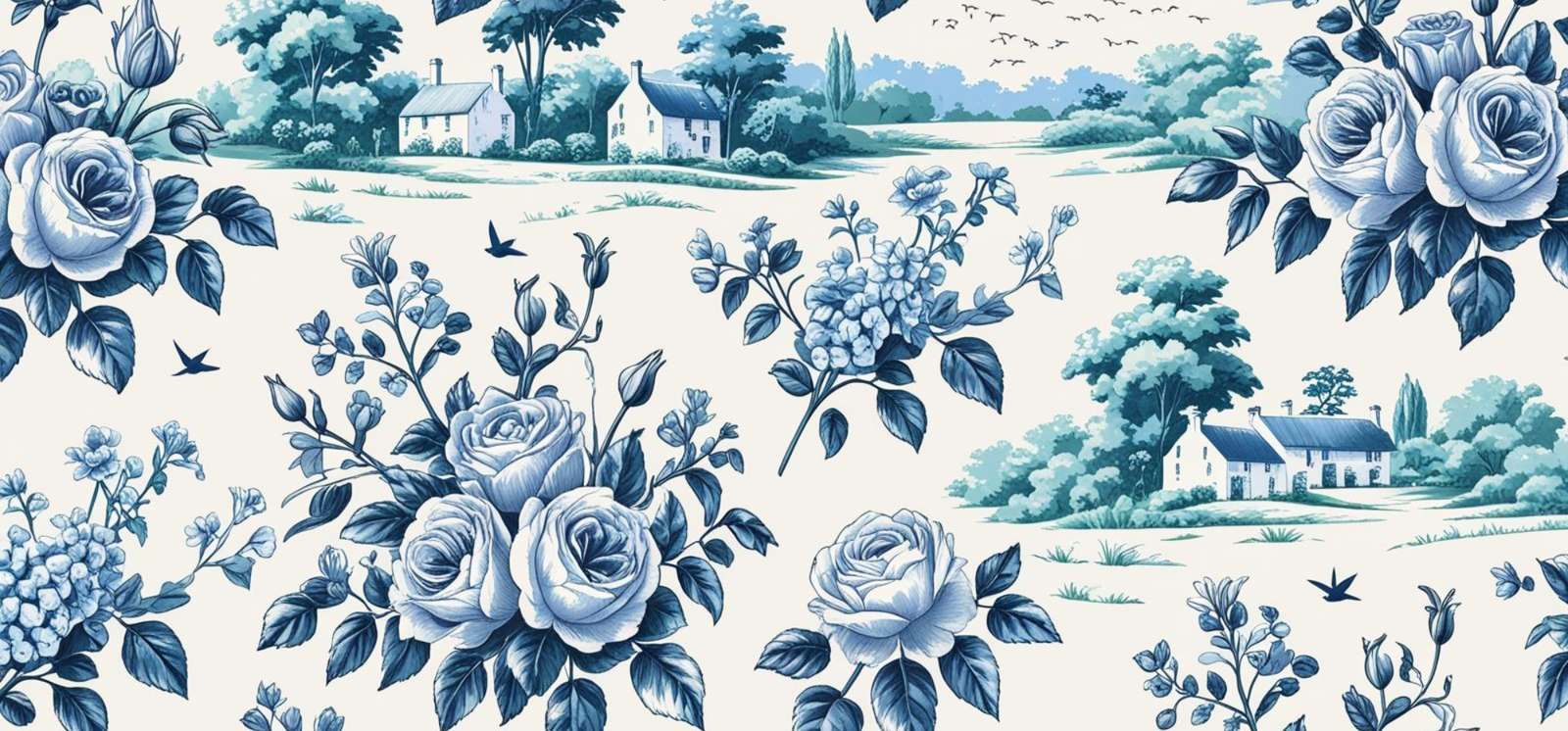 Ilustração Floral Vintage Com Paisagem Campestre Floral Png Arte Para Caneca Grátis Pra Baixar