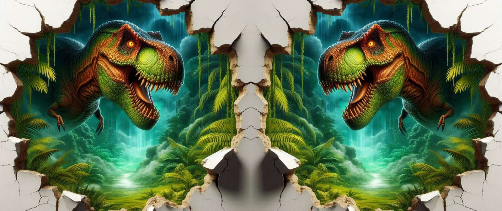 Dinossauros Em Selva Tropical Quebrada Dinossauros Png Arte Para Caneca Grátis Pra Baixar