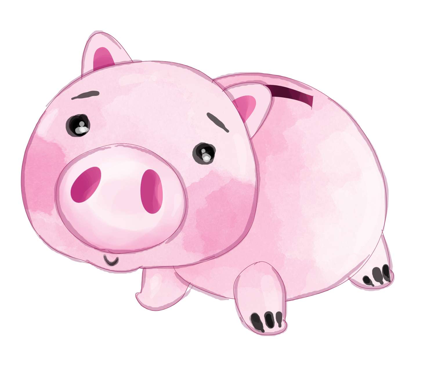 Porquinho Desenho Animado Rosa Animais Png Grátis Para Baixar