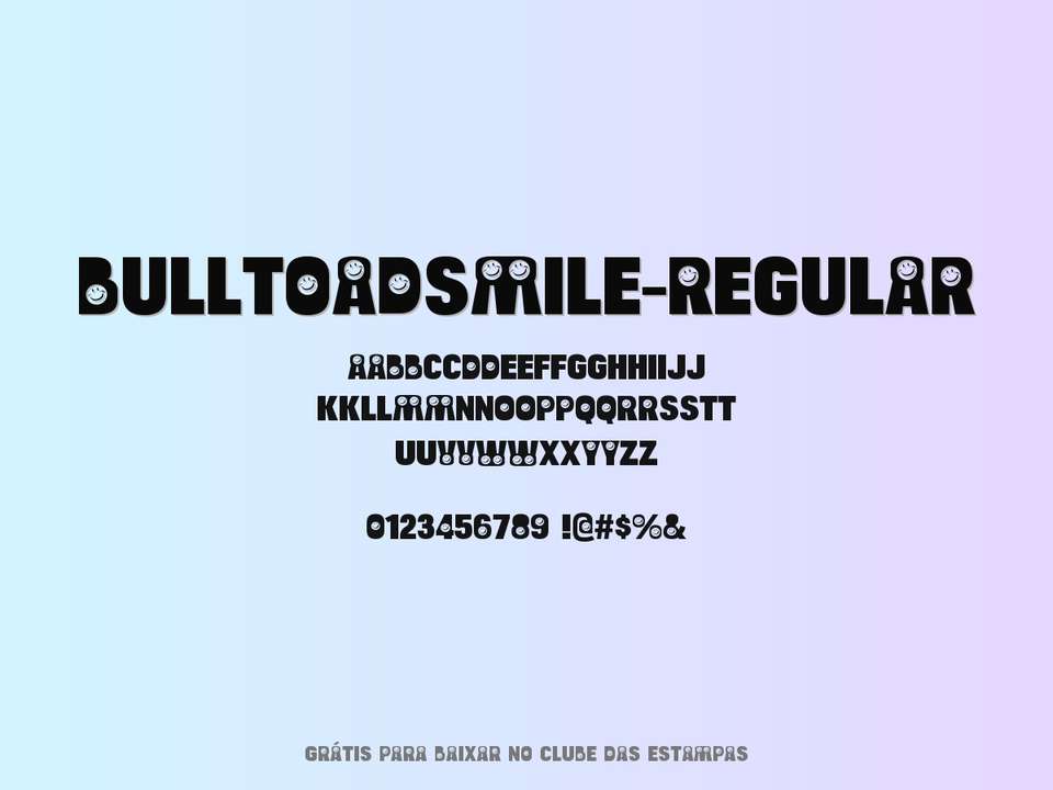 Fonte Bulltoadsmile Regular Grátis Para Baixar