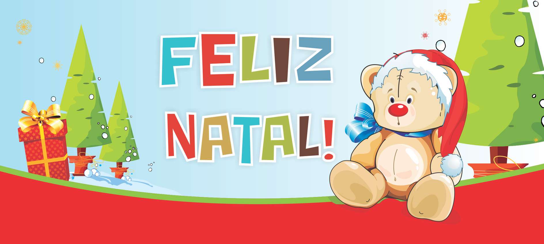 Feliz Natal! Ilustração De Urso Polar Com Árvores Natal Png Arte Para Caneca Grátis Pra Baixar