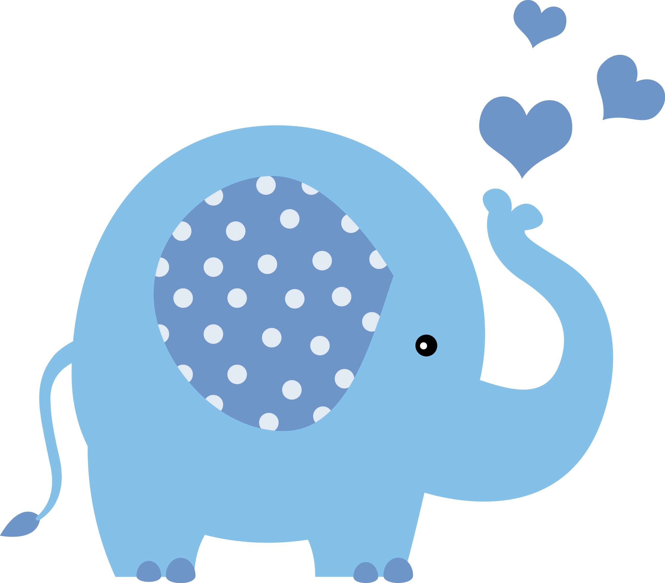 Elemento Elefante Cute Elefantinho Fofo Png (34)