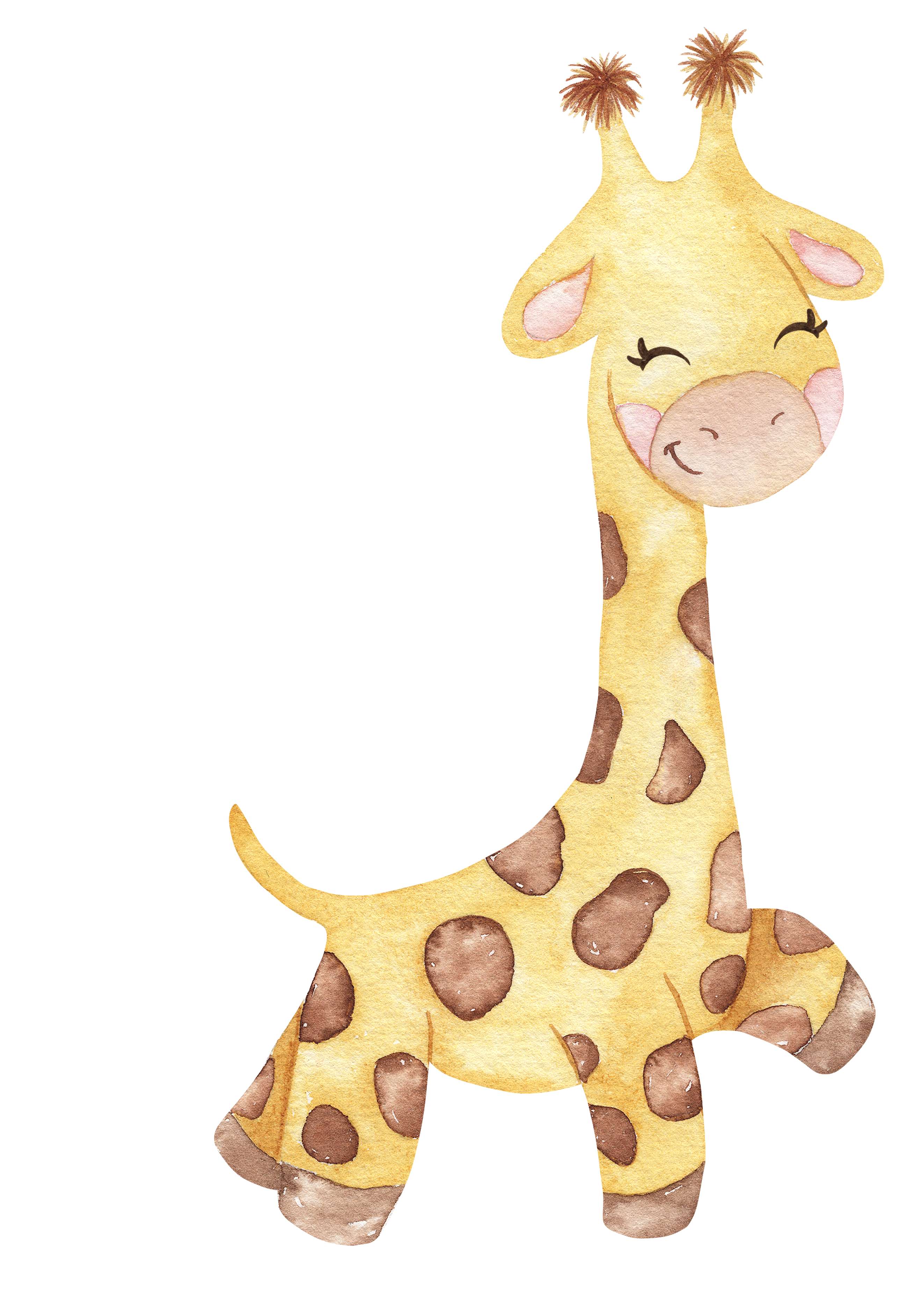 Desenho De Girafa Fofa Animais Png Grátis Para Baixar