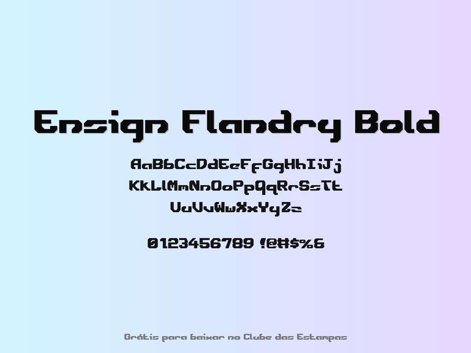 Fonte Ensign Flandry Bold Grátis Para Baixar