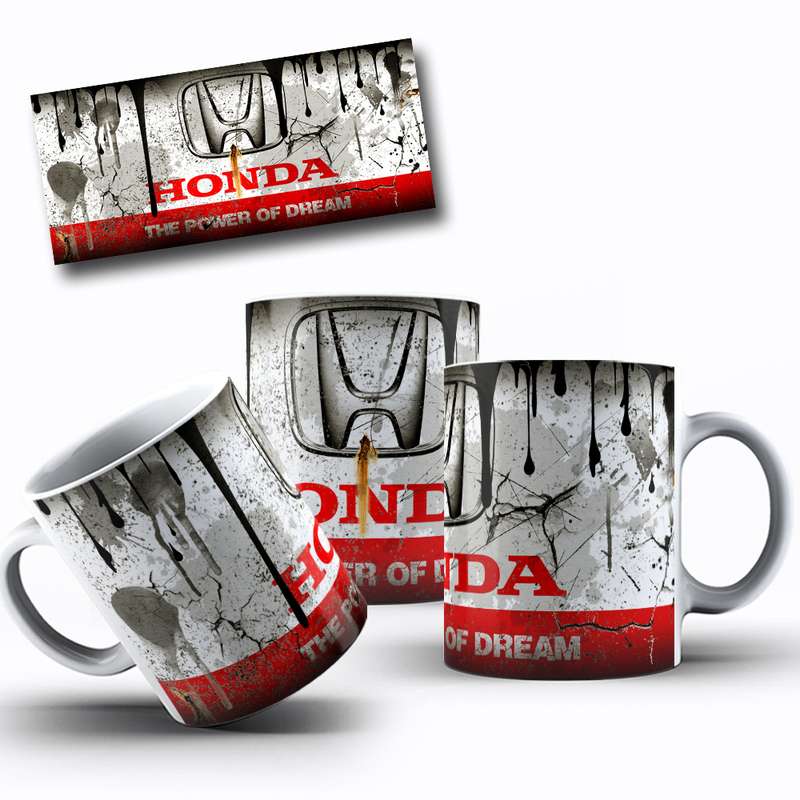Arte Para Caneca Honda The Power Of Dream 18