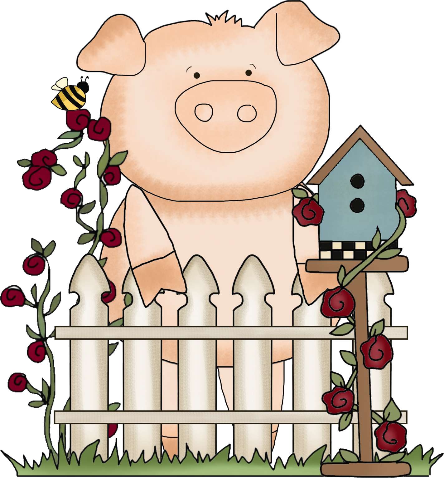 Elemento Porco Porquinho Cute Fofo (5)