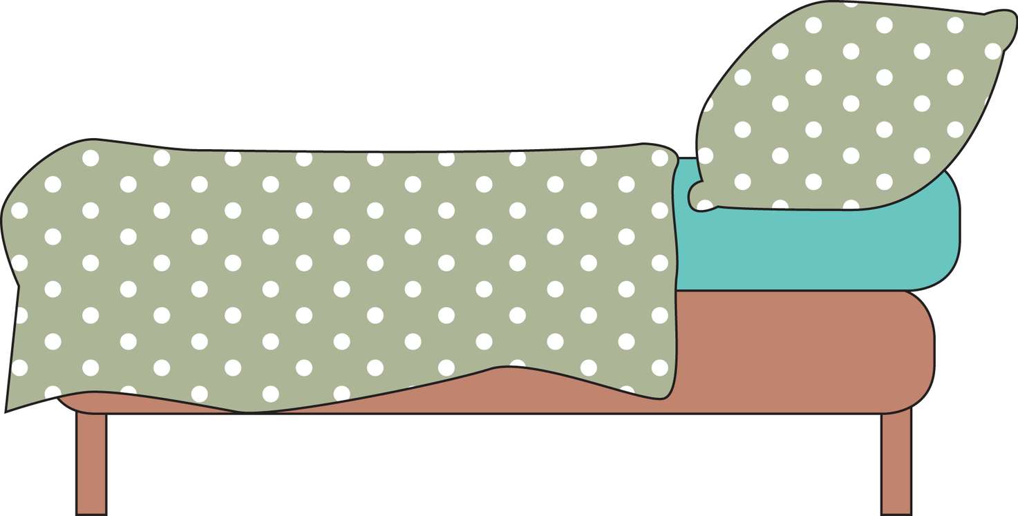 Cama Com Edredom Bolinhas Móveis Png Grátis Para Baixar Super-84