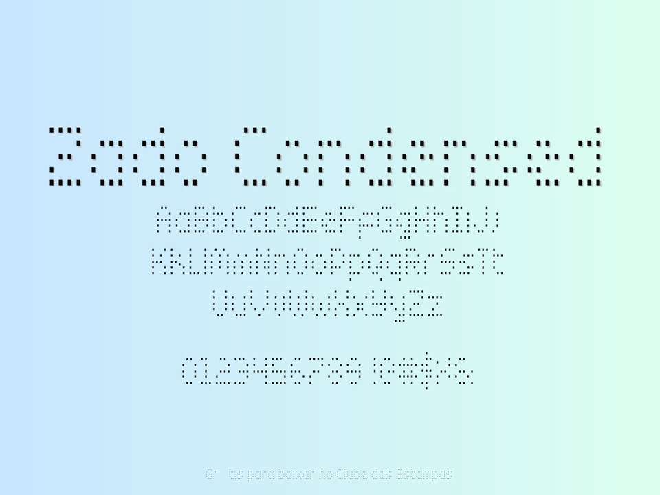 Fonte Zado Condensed Grátis Para Baixar