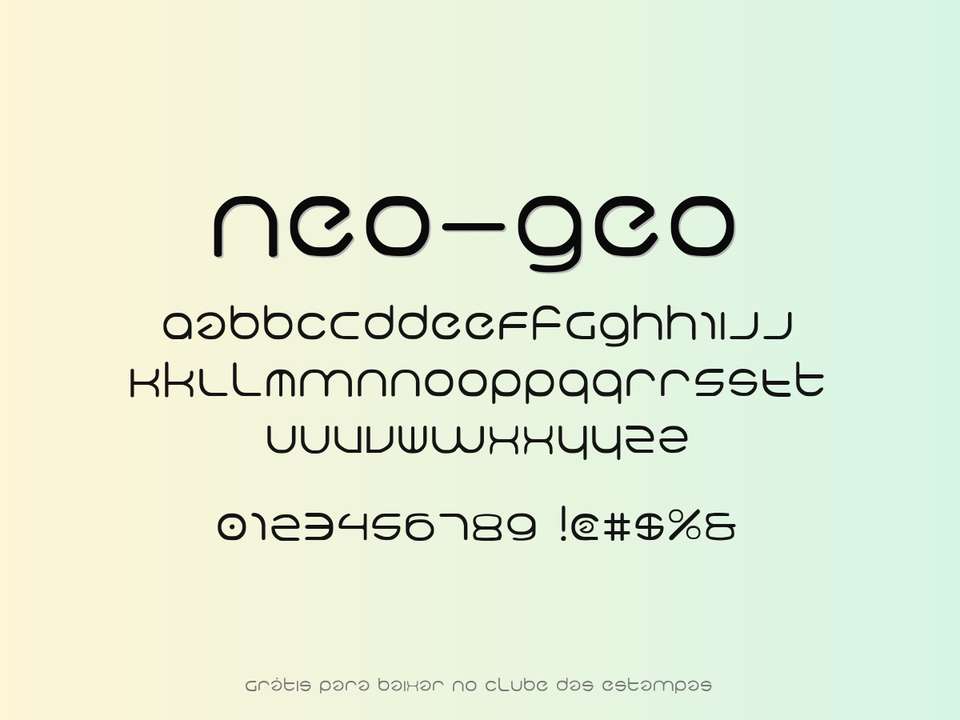 Fonte Neo Geo Grátis Para Baixar