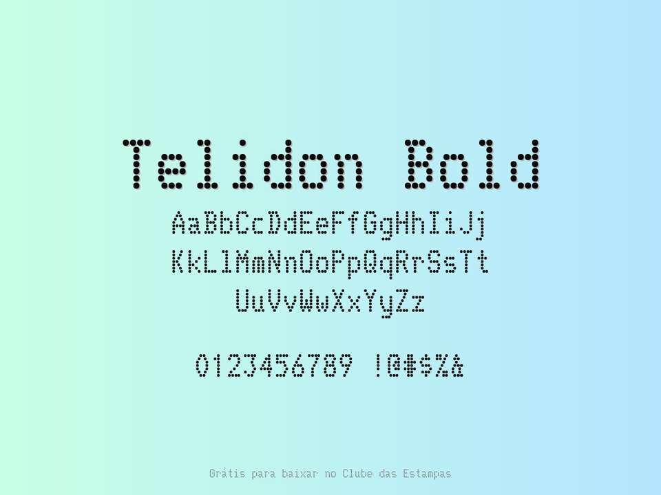 Fonte Telidon Bold Grátis Para Baixar