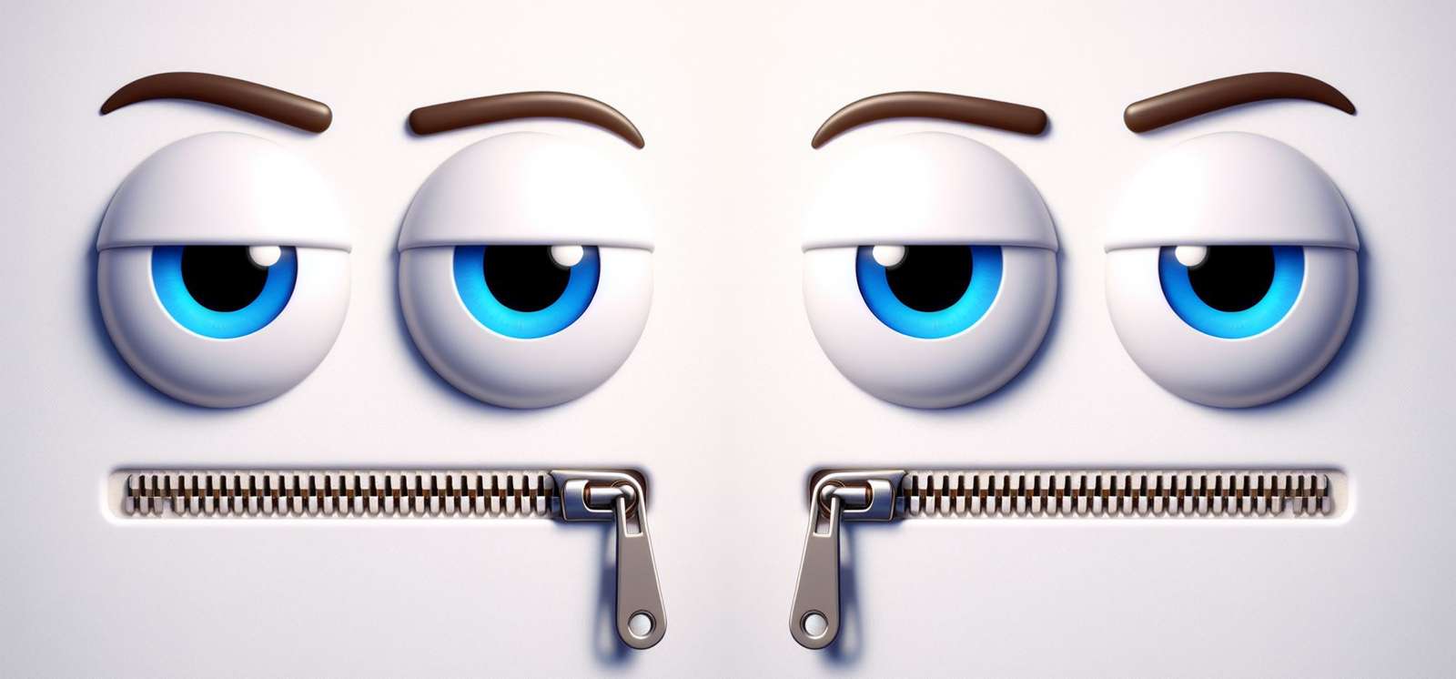 Olhos Animados Com Zíperes De Desenho Divertido Ilustrações Png Arte Para Caneca Grátis Pra Baixar