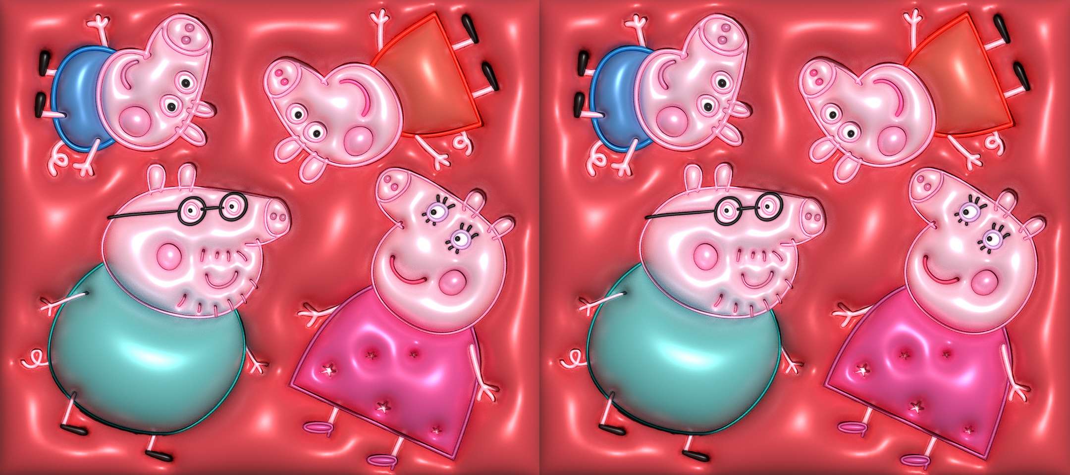 Personagens De Porco Em Estilo Cartoon 3d Desenho Animado Png Arte Para Caneca Grátis Pra Baixar