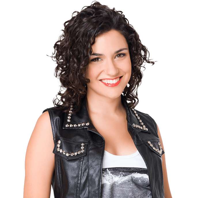 Jovem Mulher Com Colete Preto Retratos Png Grátis Para Baixar