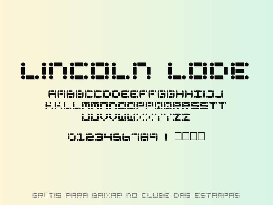 Fonte Lincoln Lode Grátis Para Baixar