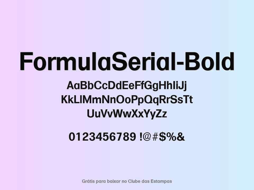 Fonte Formulaserial Bold Grátis Para Baixar