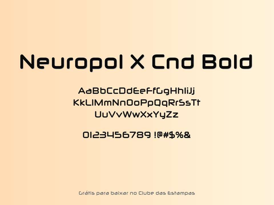 Fonte Neuropol X Cnd Bold Grátis Para Baixar