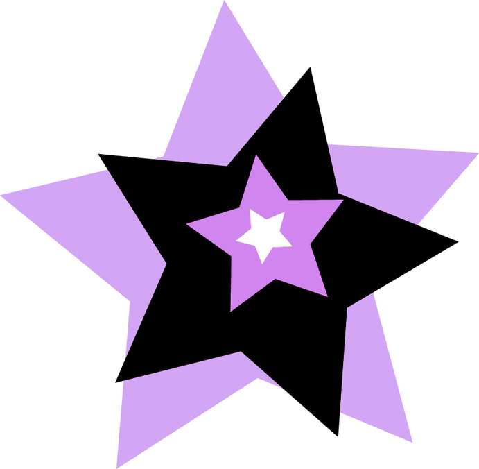 Estrelas Sobrepostas Em Camadas Arte Geométrica Png Grátis Para Baixar