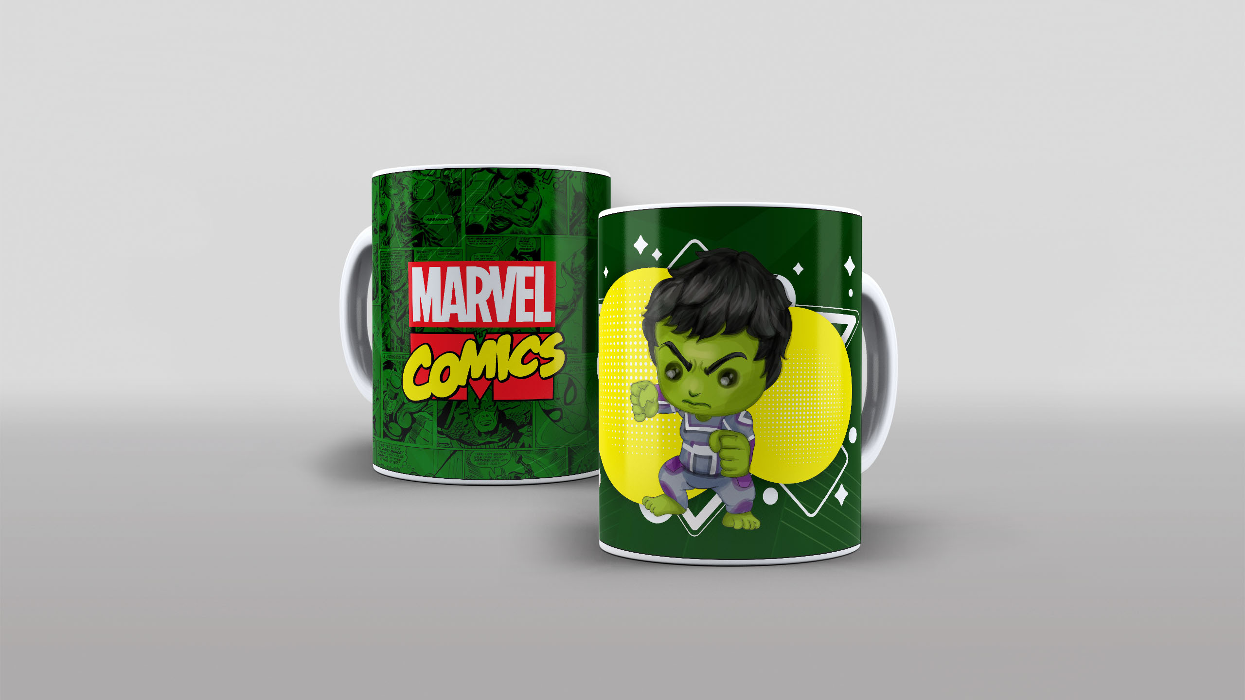 Arte Caneca Marvel Comics Heróis Cute Fofo Baby (11)