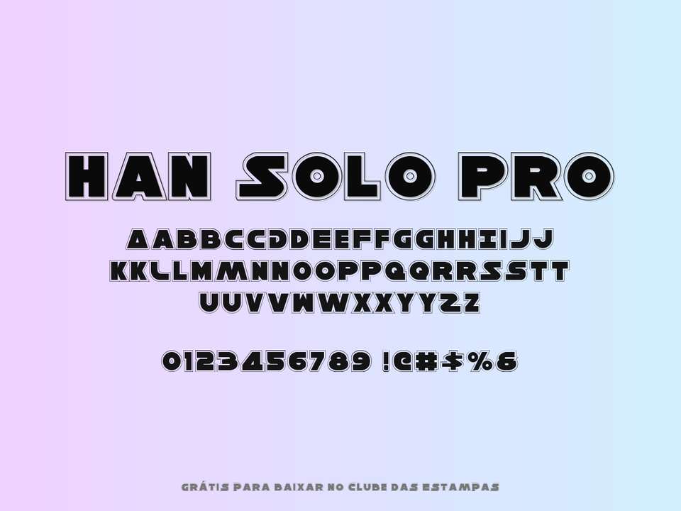 Fonte Han Solo Pro Grátis Para Baixar