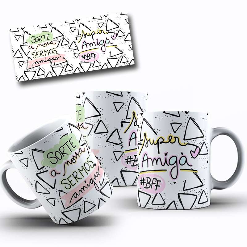 Arte Pra Caneca Amizade (17)