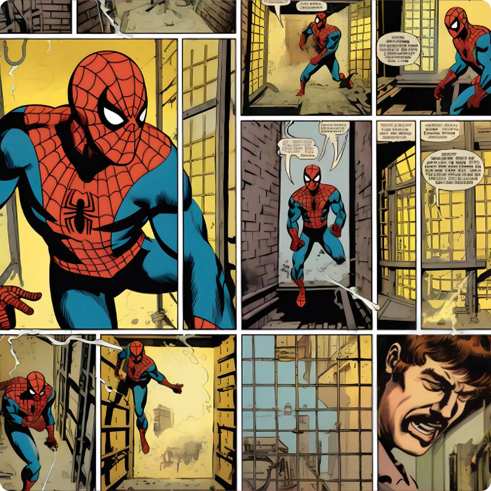 Quadrinhos Do Homem Aranha Em Ação Super Heróis Png Arte Para Caneca Grátis Pra Baixar