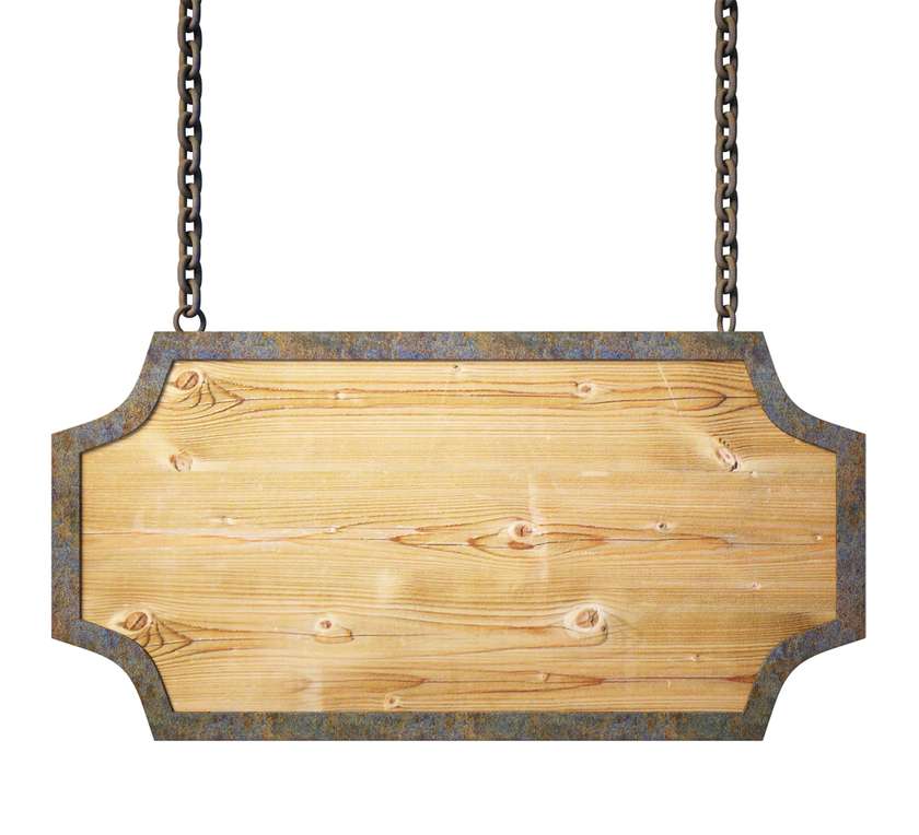 Placa Retangular De Madeira Rústica Decoração Png Grátis Para Baixar
