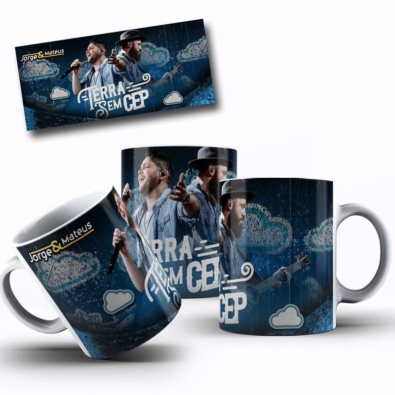 Arte Para Caneca Jorge & Mateus Terra Sem Cep 5