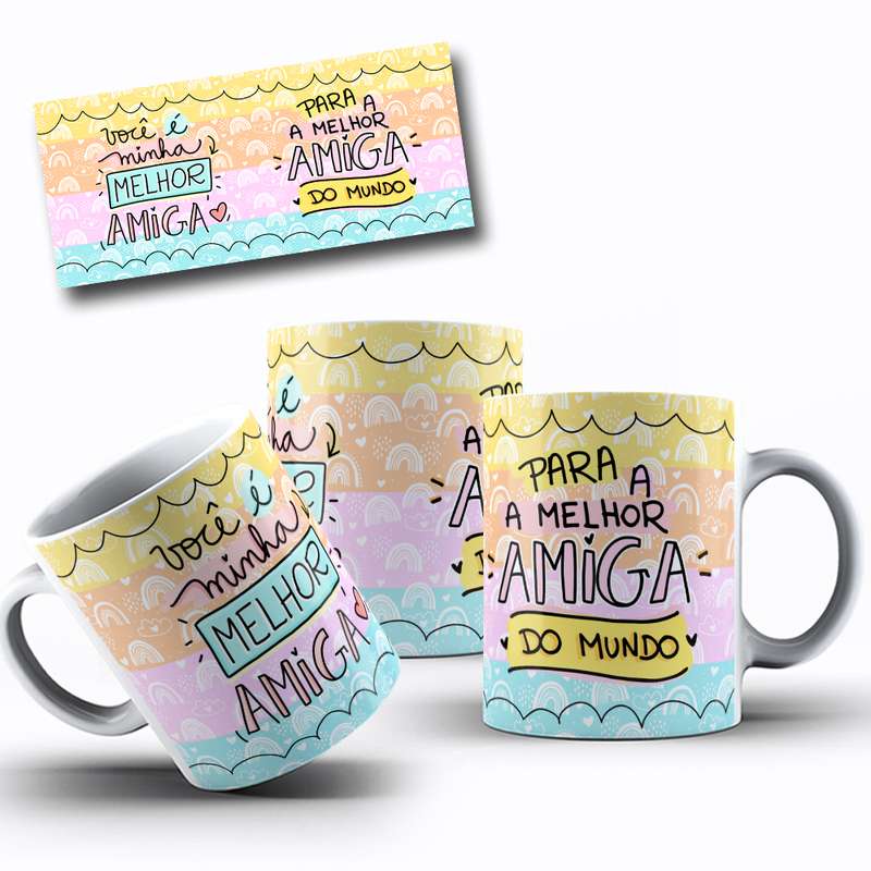 Arte Pra Caneca Amizade (10)