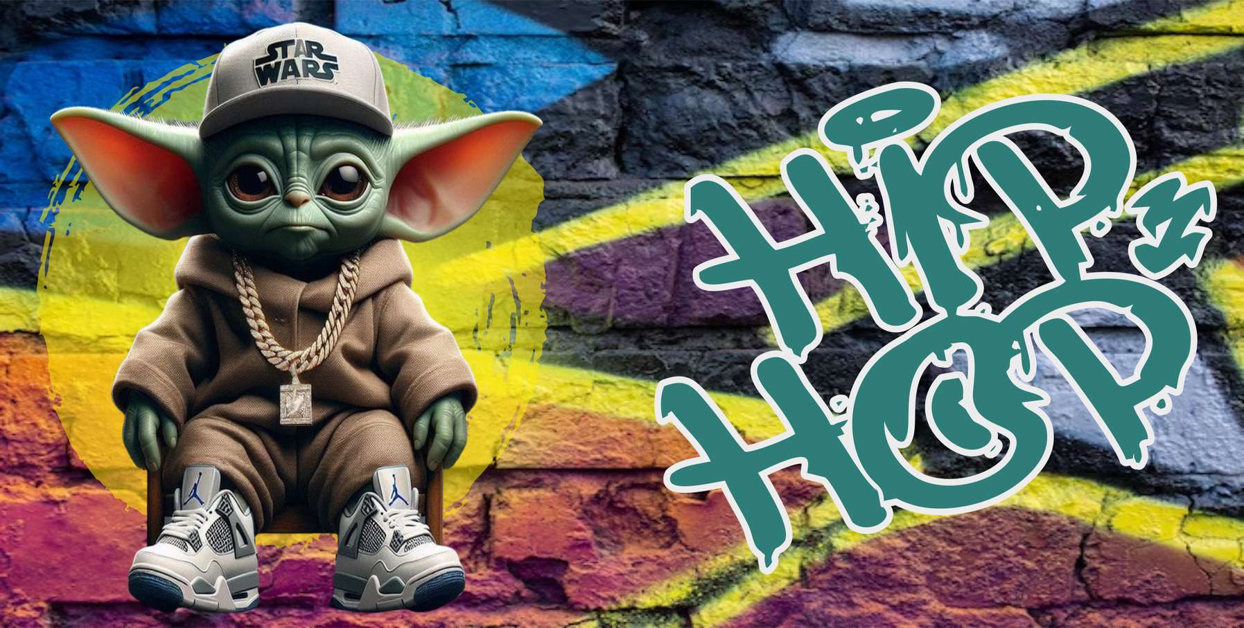 Grogu Star Wars Hip Hop Estilo Streetwear Cultura Pop Png Arte Para Caneca Grátis Pra Baixar