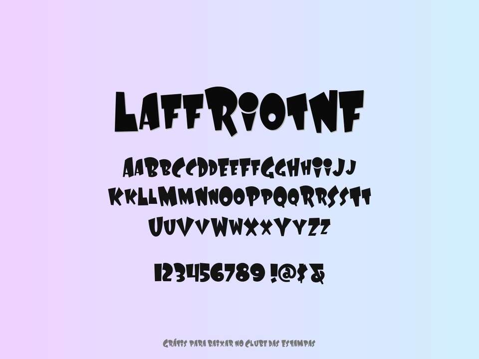 Fonte Laffriotnf Grátis Para Baixar