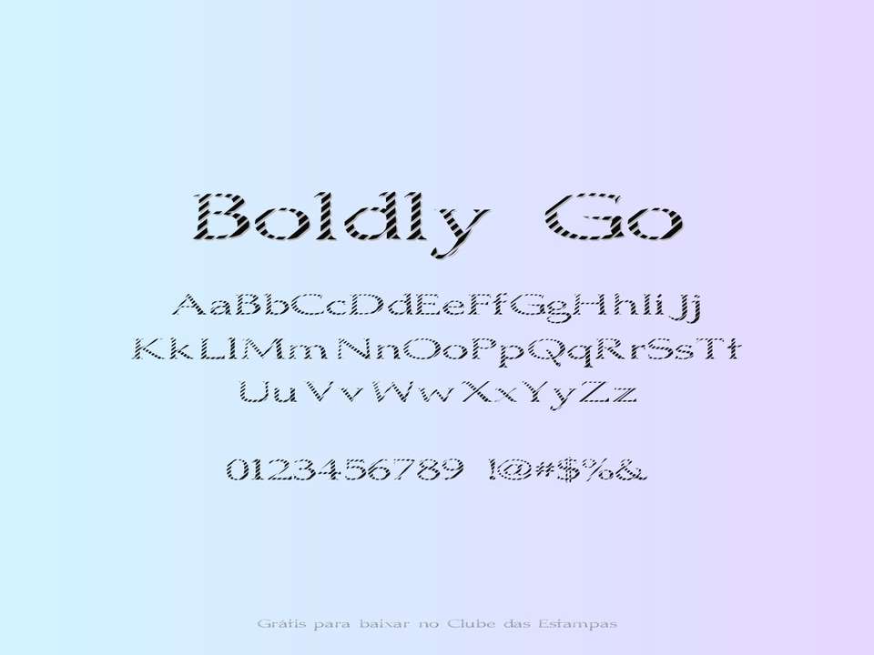 Fonte Boldly Go Grátis Para Baixar