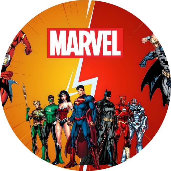 Marvel Personagens Em Círculo Com Logo Super Heróis Png Arte Para Caneca Grátis Pra Baixar