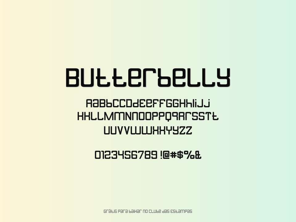 Fonte Butterbelly Grátis Para Baixar