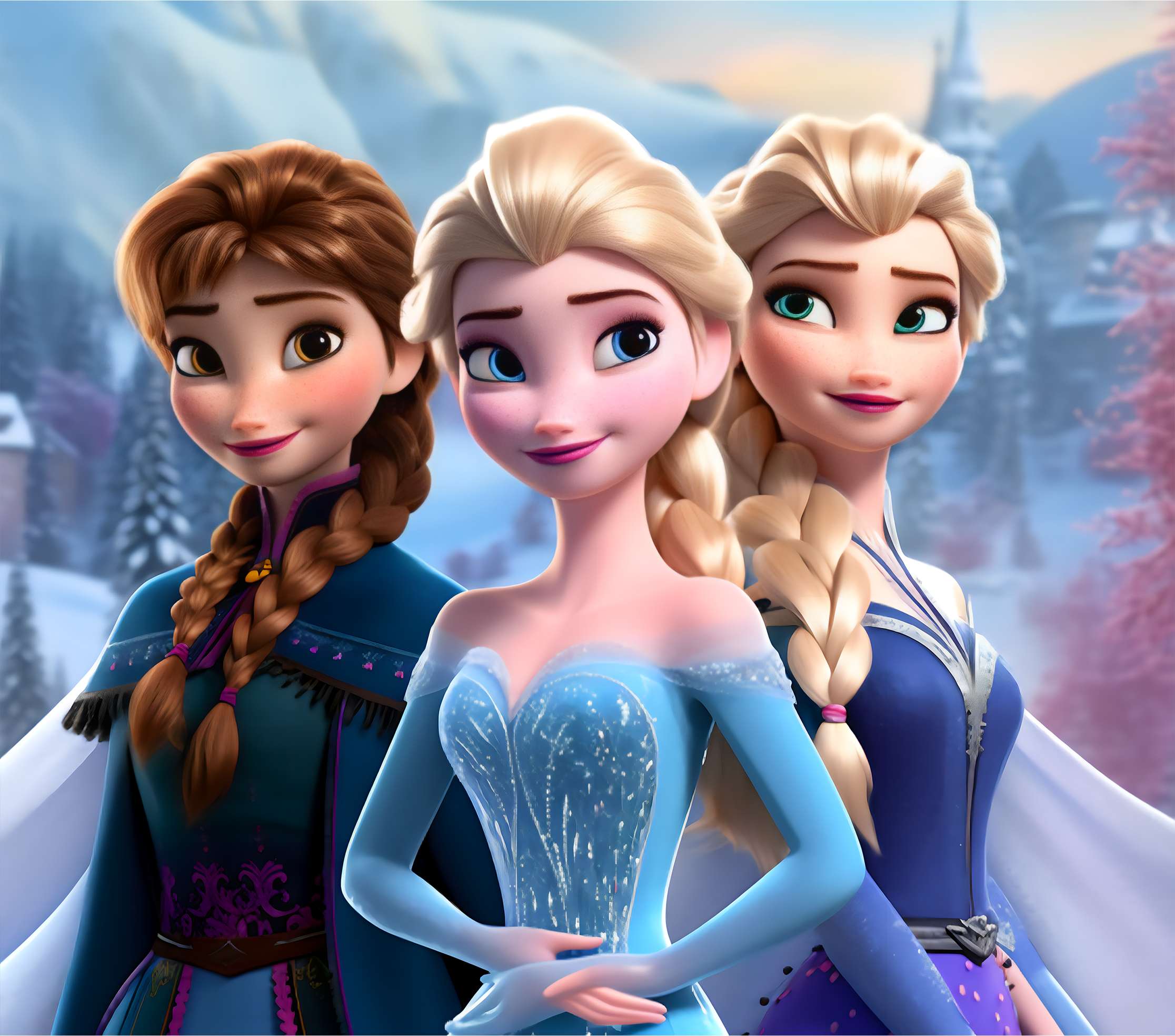 Personagens Disney Frozen Elsa Anna Desenho Animado Png Arte Para Caneca Grátis Pra Baixar
