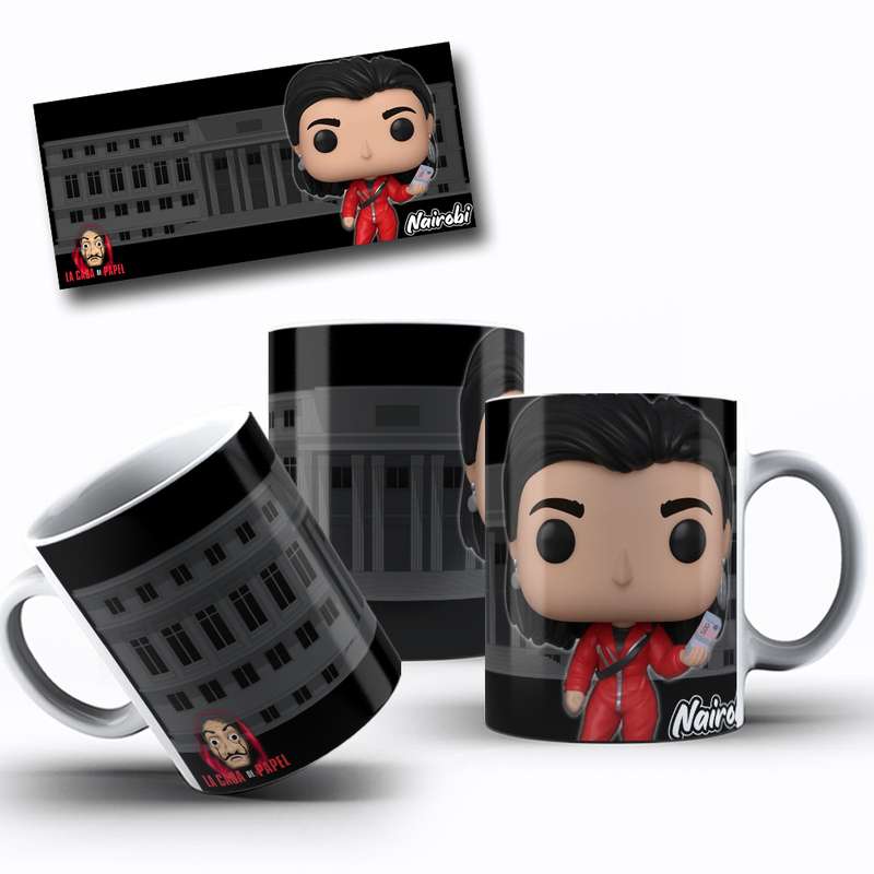 Arte Para Caneca La Casa De Papel Nairobi 7