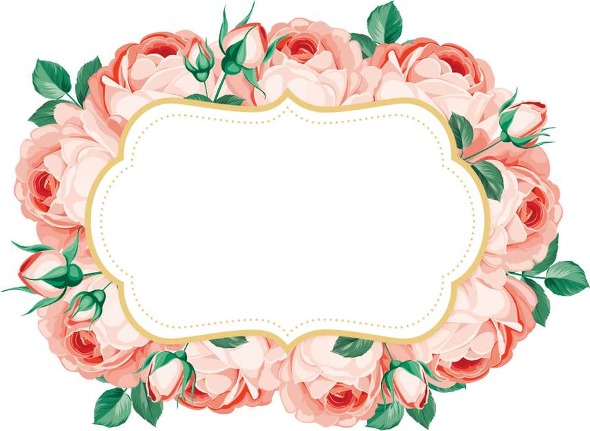 Guirlanda De Rosas Cor De Rosa Flores Png Grátis Para Baixar