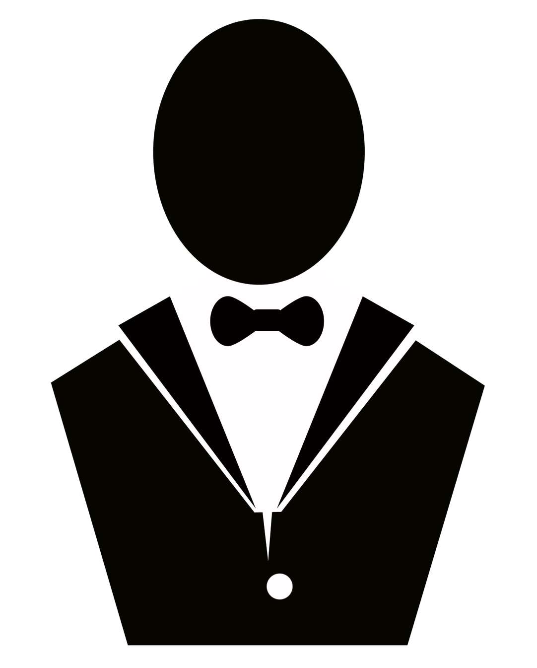 Figura Em Smoking Preto Vestuário Png Grátis Para Baixar