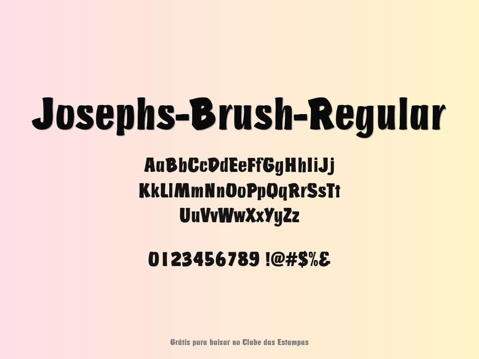 Fonte Josephs Brush Regular Grátis Para Baixar
