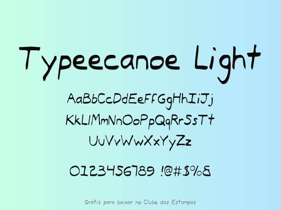 Fonte Typeecanoe Light Grátis Para Baixar