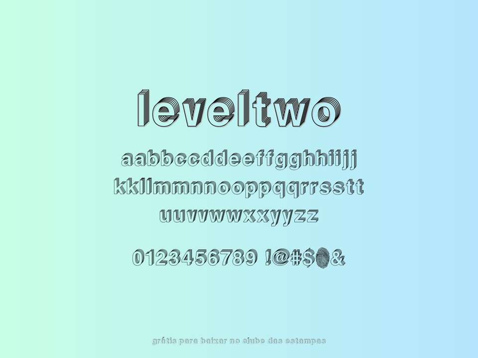 Fonte Leveltwo Grátis Para Baixar