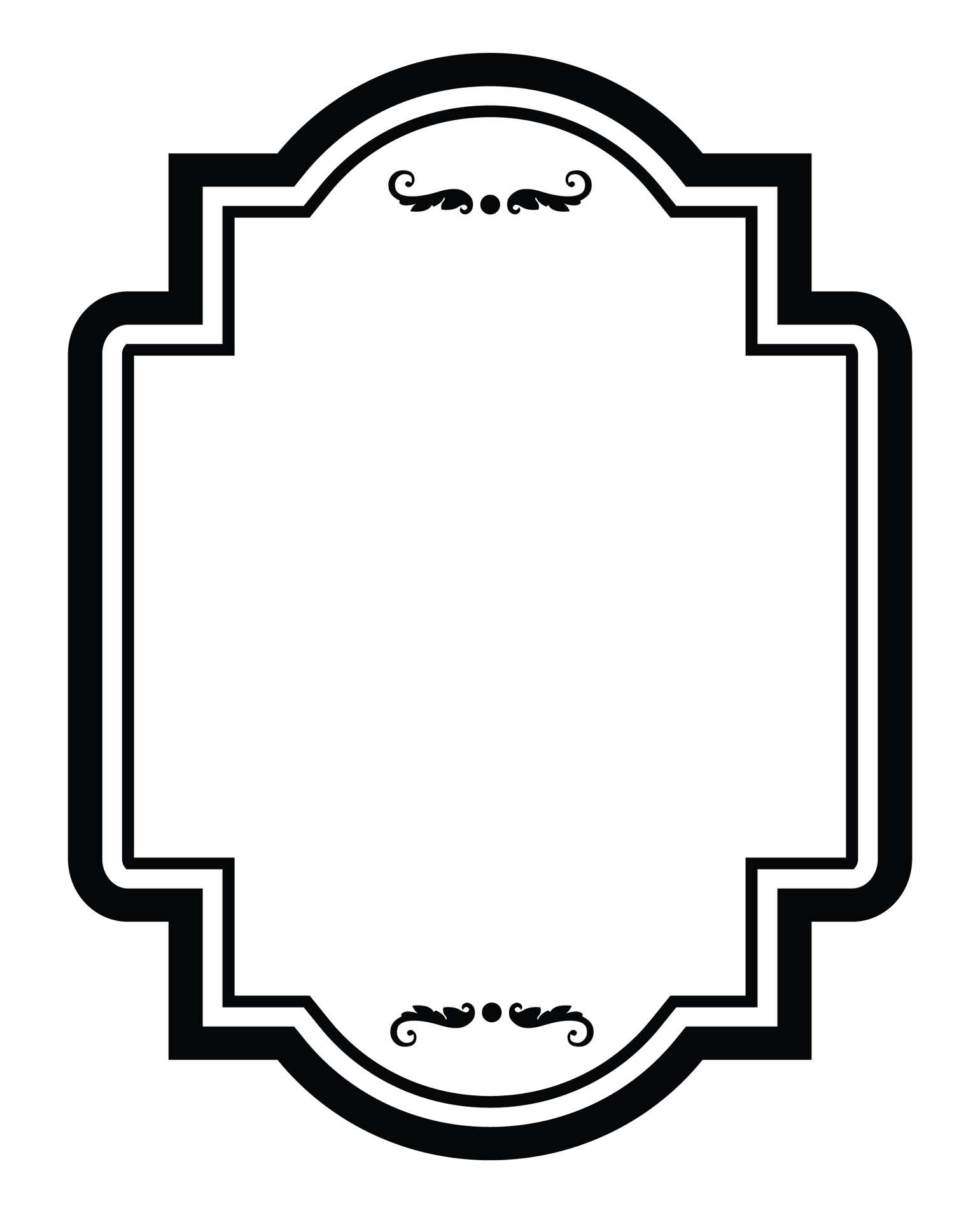 Moldura Decorativa Vintage Design Gráfico Png Grátis Para Baixar