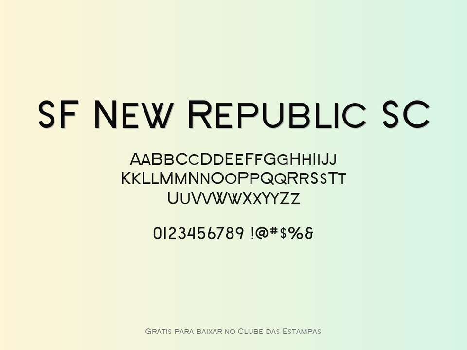 Fonte Sf New Republic Sc Grátis Para Baixar