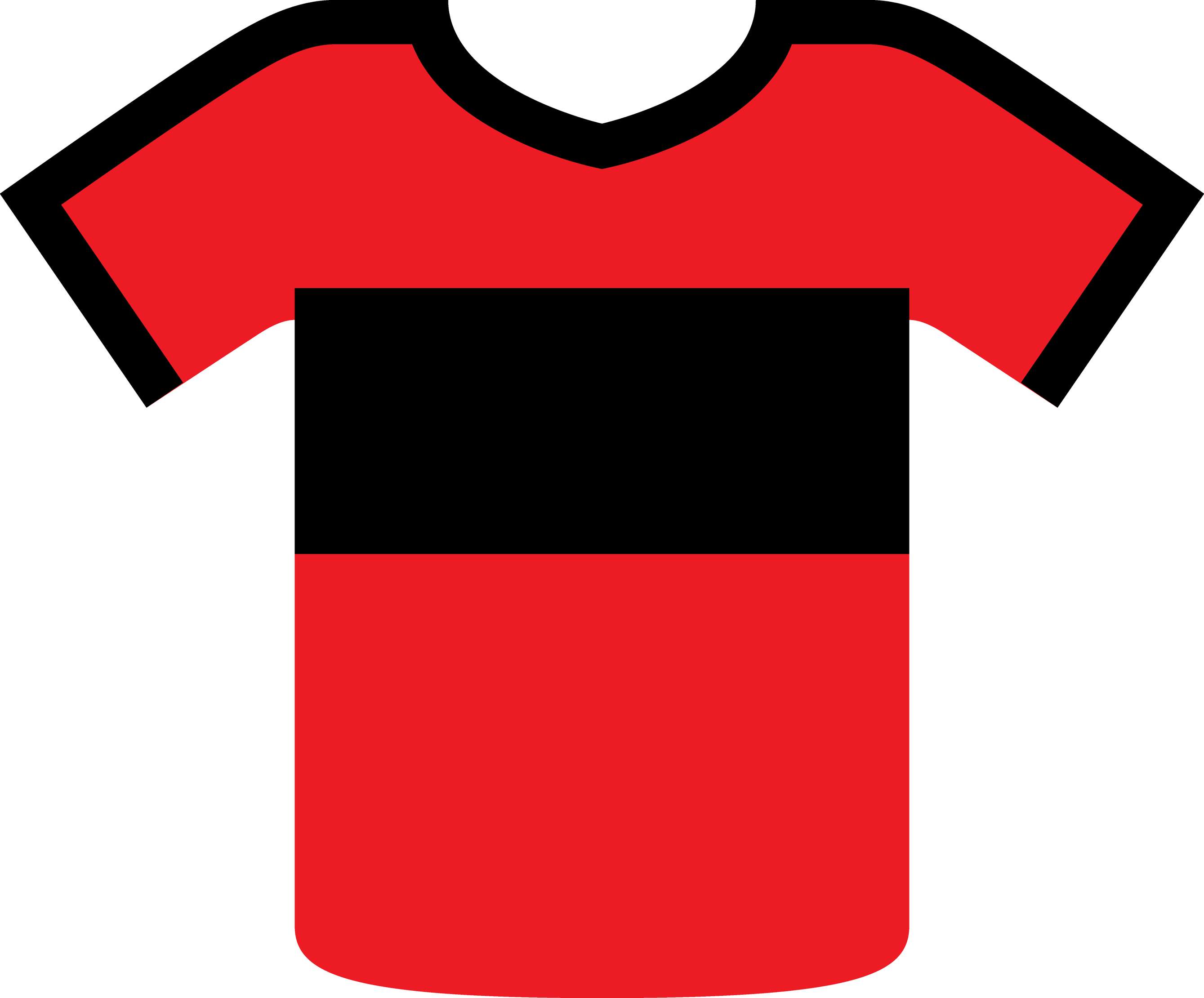 Camiseta Vermelha Simples Roupas Png Grátis Para Baixar